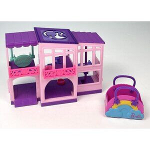 2018 MATTEL Barbie Loves Pets Deluxe Pet Set Replacement HOUSE & CARRIER EUC